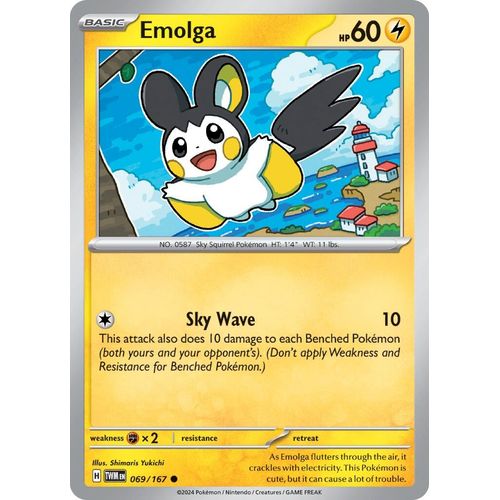 Emolga (069/167) [SV06: Twilight Masquerade] - PokéBox Australia