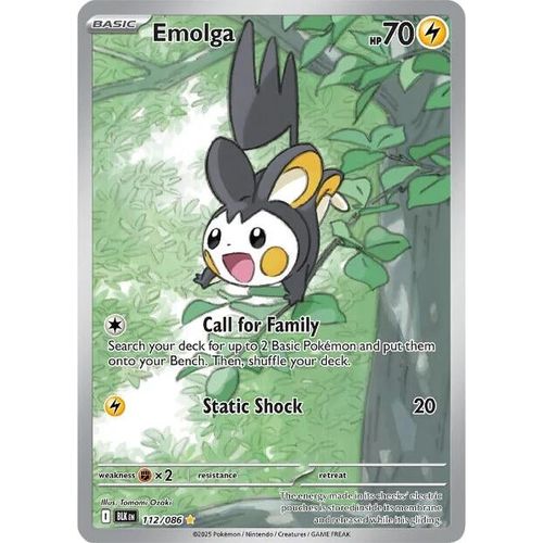 Emolga (112/086) (SV: Black Bolt) - PokéBox Australia