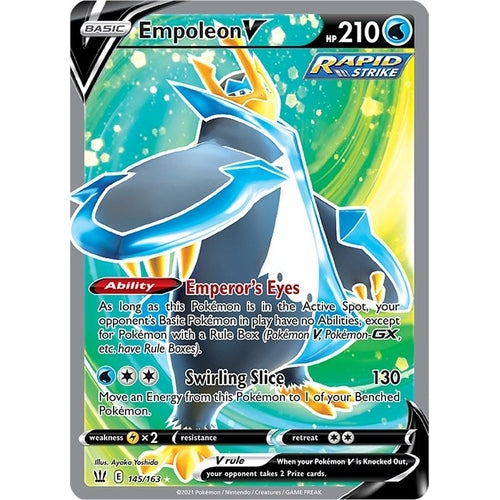 Empoleon V (Full Art) (145/163) (SWSH05: Battle Styles) - PokéBox Australia