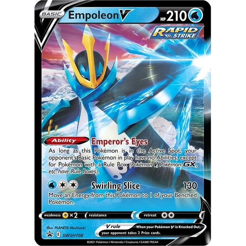 Empoleon V - SWSH108 (SWSH108) (SWSH: Sword & Shield Promo Cards) - PokéBox Australia