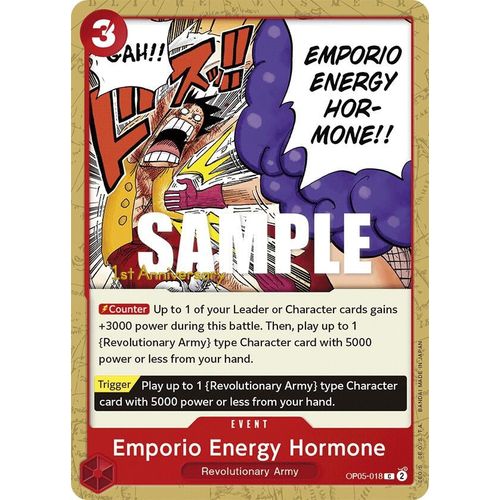 Emporio Energy Hormone (OP05 - 018) [Awakening of the New Era: 1st Anniversary Tournament Cards] - PokéBox Australia