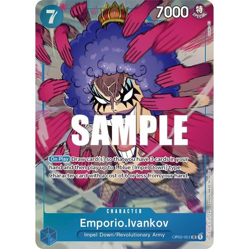Emporio.Ivankov (051) (Alternate Art) (OP02 - 051) [Paramount War] - PokéBox Australia
