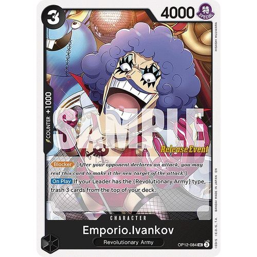 Emporio.Ivankov (084) (OP12 - 084) (Legacy of the Master Release Event Cards) - PokéBox Australia