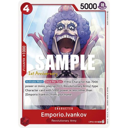 Emporio.Ivankov (OP05 - 004) [Awakening of the New Era: 1st Anniversary Tournament Cards] - PokéBox Australia