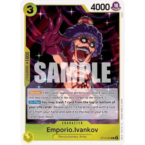 Emporio.Ivankov (ST13 - 005) [Ultra Deck: The Three Brothers] - PokéBox Australia