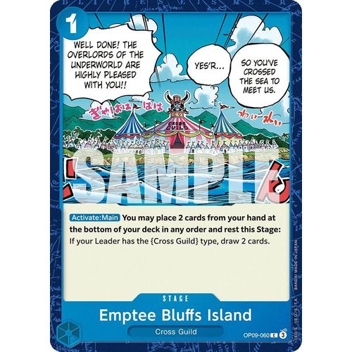 Emptee Bluffs Island (OP09 - 060) [Emperors in the New World] - PokéBox Australia