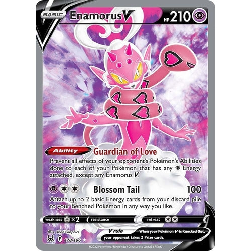 Enamorus V (Full Art) (178/196) (SWSH11: Lost Origin) - PokéBox Australia
