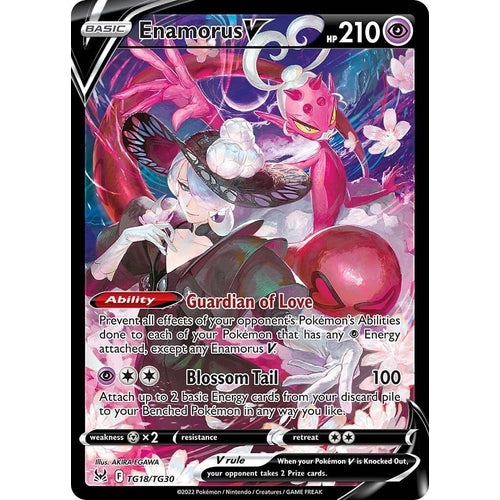 Enamorus V (TG18/TG30) (SWSH11: Lost Origin Trainer Gallery) - PokéBox Australia