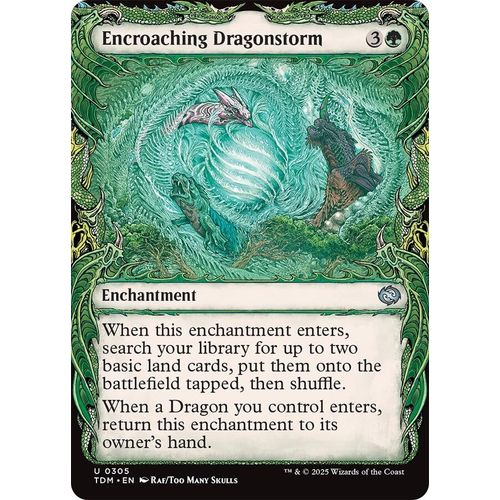 Encroaching Dragonstorm (Showcase) (305) (Tarkir: Dragonstorm) - PokéBox Australia