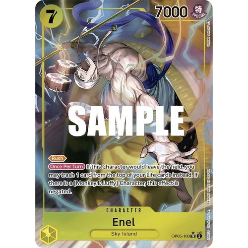 Enel (100) (Alternate Art) (OP05 - 100) [Awakening of the New Era] - PokéBox Australia