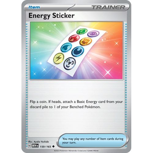 Energy Sticker (159/165) [SV: Scarlet & Violet 151] - PokéBox Australia