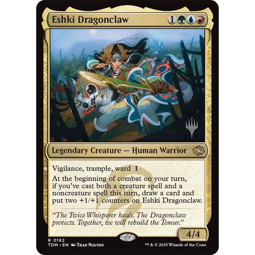 Eshki Dragonclaw (182) (Promo Pack: Tarkir: Dragonstorm) - PokéBox Australia