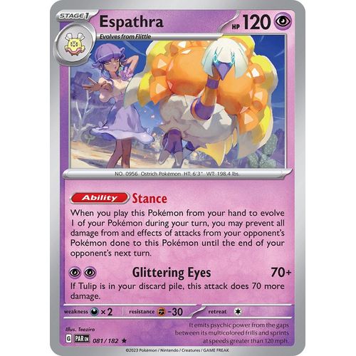 Espathra (081/182) [SV04: Paradox Rift] - PokéBox Australia