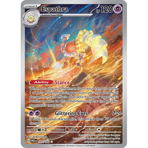 Espathra (197/182) [SV04: Paradox Rift] - PokéBox Australia