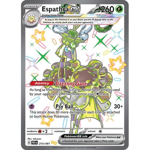 Espathra ex (214/091) [SV: Paldean Fates] - PokéBox Australia