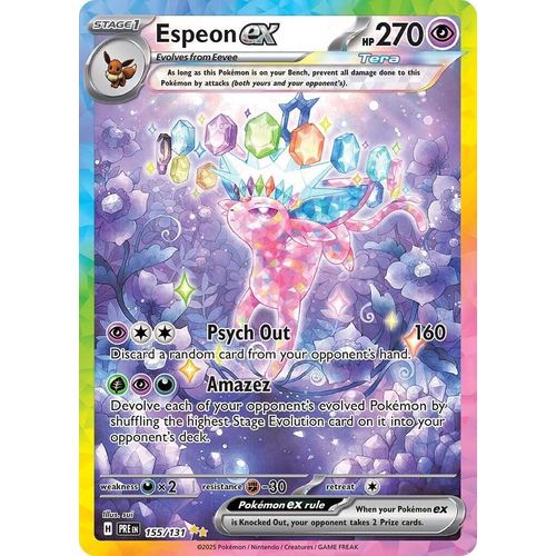 Espeon ex (155/131) [SV: Prismatic Evolutions] - PokéBox Australia