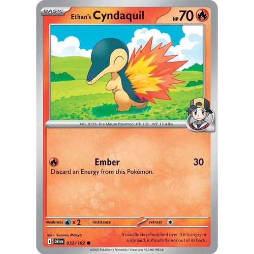 Ethan's Cyndaquil (032/182) (SV10: Destined Rivals) - PokéBox Australia