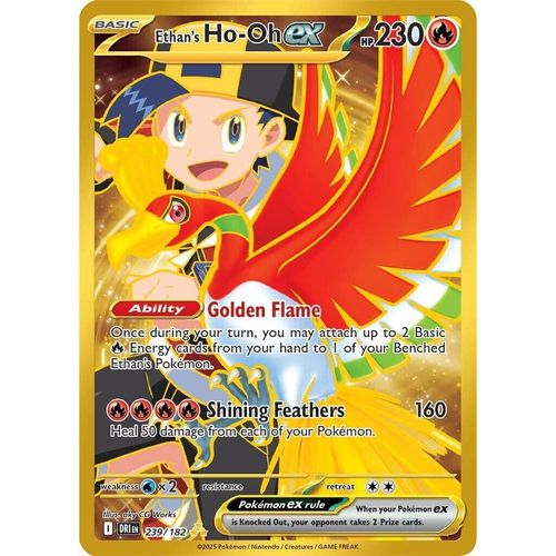 Ethan's Ho - Oh ex (239/182) (SV10: Destined Rivals) - PokéBox Australia