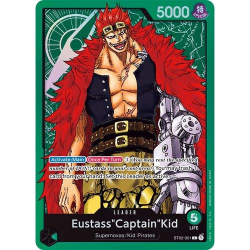 Eustass"Captain"Kid (001) (ST02 - 001) [Starter Deck 2: Worst Generation] - PokéBox Australia