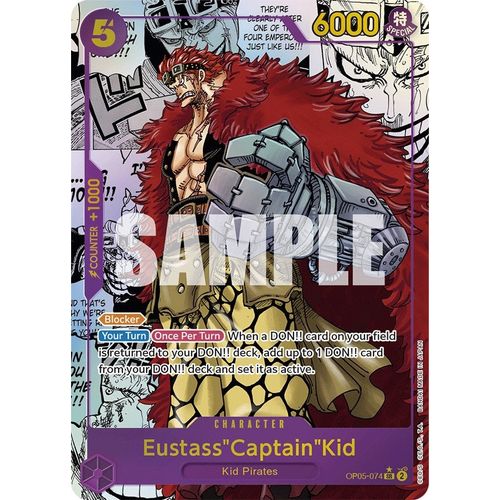 Eustass"Captain"Kid (Alternate Art) (Manga) (OP05 - 074) [Awakening of the New Era] - PokéBox Australia