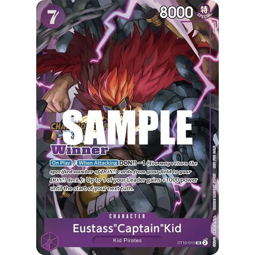 Eustass"Captain"Kid (CS 2023 Top Players Pack) [Winner] (ST10 - 013) [One Piece Promotion Cards] - PokéBox Australia