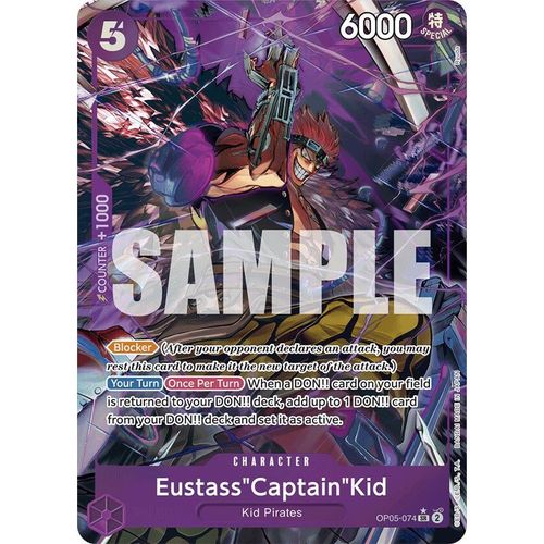 Eustass"Captain"Kid (OP05 - 074) (Alternate Art) (OP05 - 074) [Premium Booster - The Best - ] - PokéBox Australia