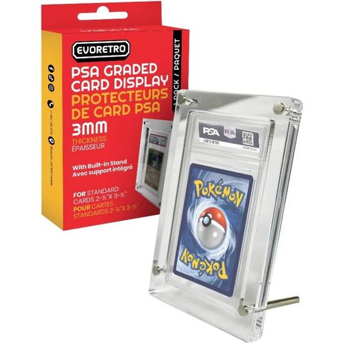 EVORETRO - PSA Graded Acrylic Card Stand - PokéBox Australia