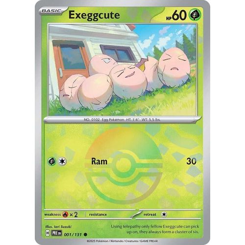 Exeggcute (Poke Ball Pattern) (001/131) [SV: Prismatic Evolutions] - PokéBox Australia