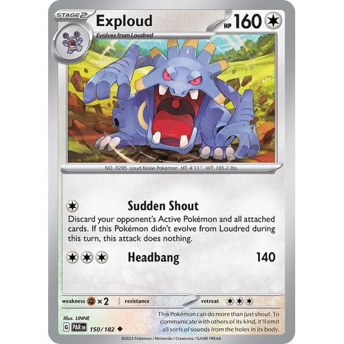 Exploud (150/182) [SV04: Paradox Rift] - PokéBox Australia