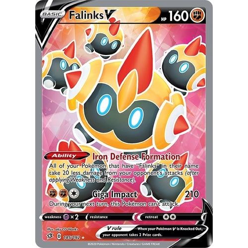 Falinks V (Full Art) (185/192) (SWSH02: Rebel Clash) - PokéBox Australia
