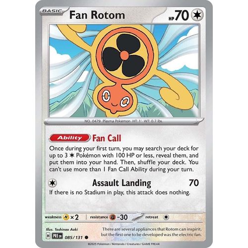 Fan Rotom (085/131) [SV: Prismatic Evolutions] - PokéBox Australia
