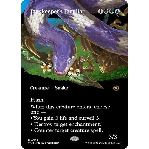 Fangkeeper's Familiar (Borderless) (357) (Tarkir: Dragonstorm) - PokéBox Australia