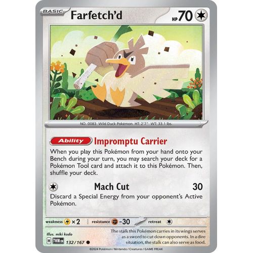 Farfetch'd (132/167) [SV06: Twilight Masquerade] - PokéBox Australia
