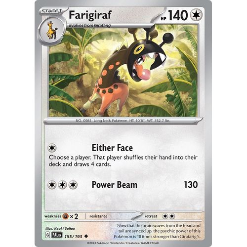 Farigiraf (155/193) [SV02: Paldea Evolved] - PokéBox Australia