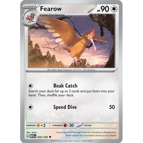 Fearow (022/165) [SV: Scarlet & Violet 151] - PokéBox Australia