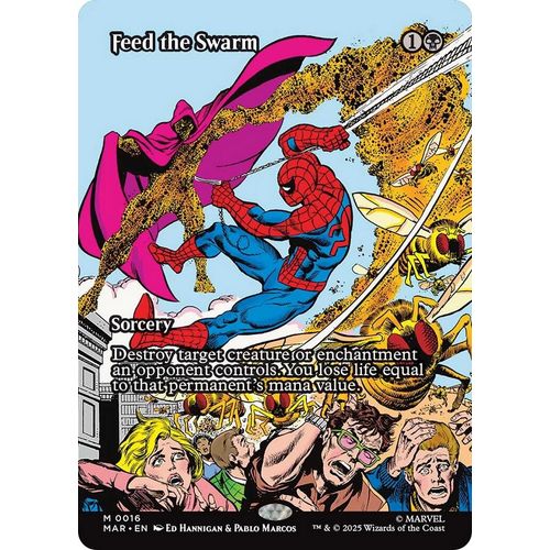Feed the Swarm (Borderless) (16) (Marvel Eternal - Legal) - PokéBox Australia