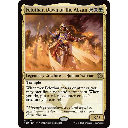 Felothar, Dawn of the Abzan (184) (Tarkir: Dragonstorm) - PokéBox Australia