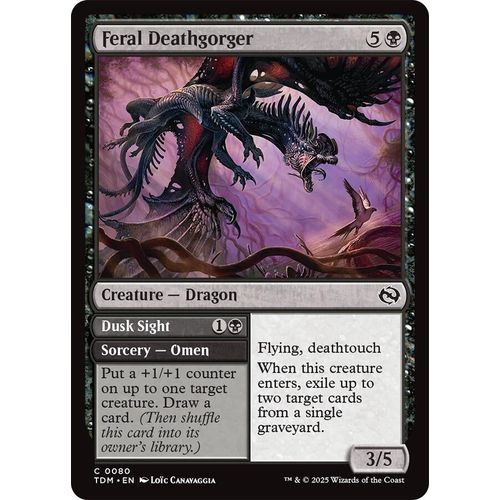Feral Deathgorger (80) (Tarkir: Dragonstorm) - PokéBox Australia
