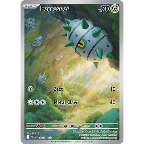 Ferroseed (148/086) (SV: White Flare) - PokéBox Australia