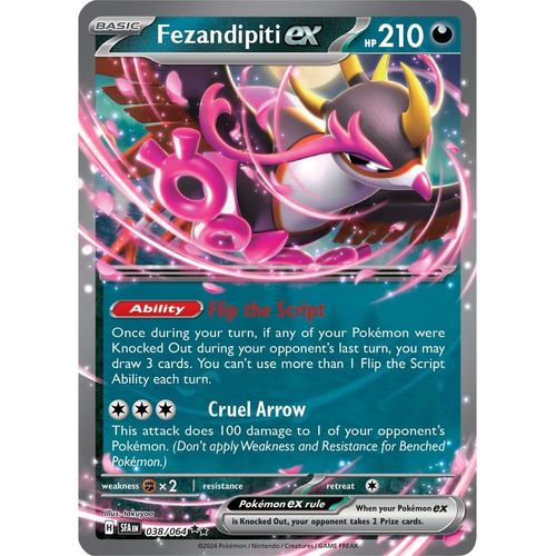 Fezandipiti ex (038/064) [SV: Shrouded Fable] - PokéBox Australia