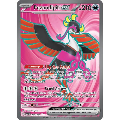 Fezandipiti ex (084/064) [SV: Shrouded Fable] - PokéBox Australia