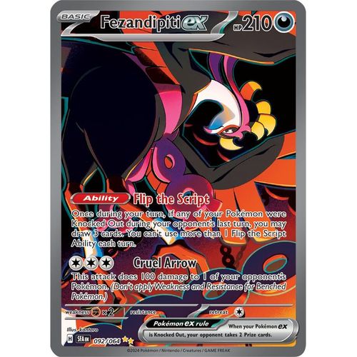 Fezandipiti ex (092/064) [SV: Shrouded Fable] - PokéBox Australia