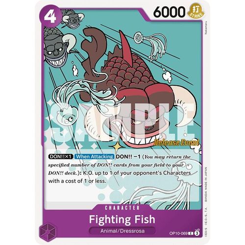 Fighting Fish (OP10 - 069) [Royal Blood Release Event Cards] - PokéBox Australia