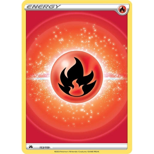 Fire Energy (Texture Full Art) (153/159) (Crown Zenith) - PokéBox Australia