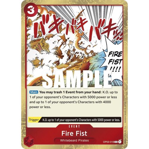 Fire Fist (OP03 - 018) [Pillars of Strength] - PokéBox Australia