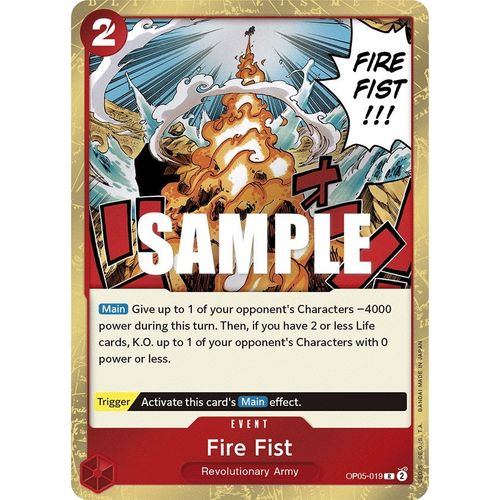 Fire Fist (OP05 - 019) [Awakening of the New Era] - PokéBox Australia