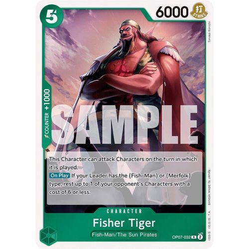 Fisher Tiger (OP07 - 032) [500 Years in the Future] - PokéBox Australia