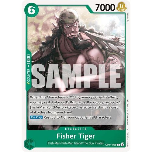 Fisher Tiger (OP11 - 035) [A Fist of Divine Speed] - PokéBox Australia