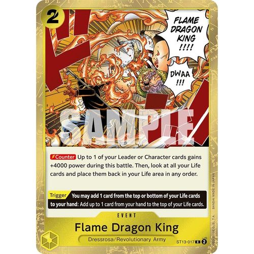 Flame Dragon King (ST13 - 017) [Ultra Deck: The Three Brothers] - PokéBox Australia