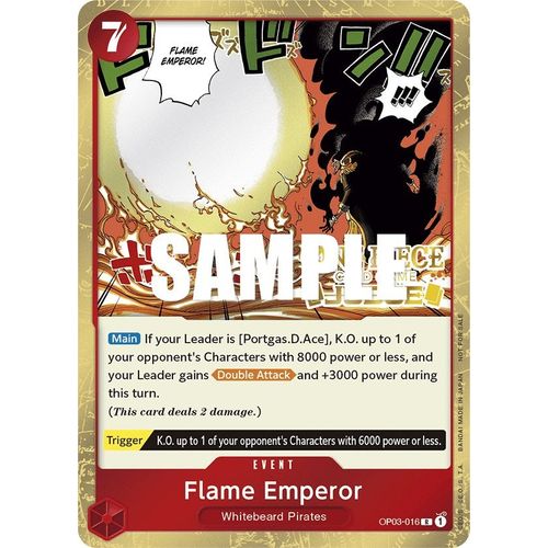 Flame Emperor (Judge Pack Vol. 2) (OP03 - 016) [One Piece Promotion Cards] - PokéBox Australia
